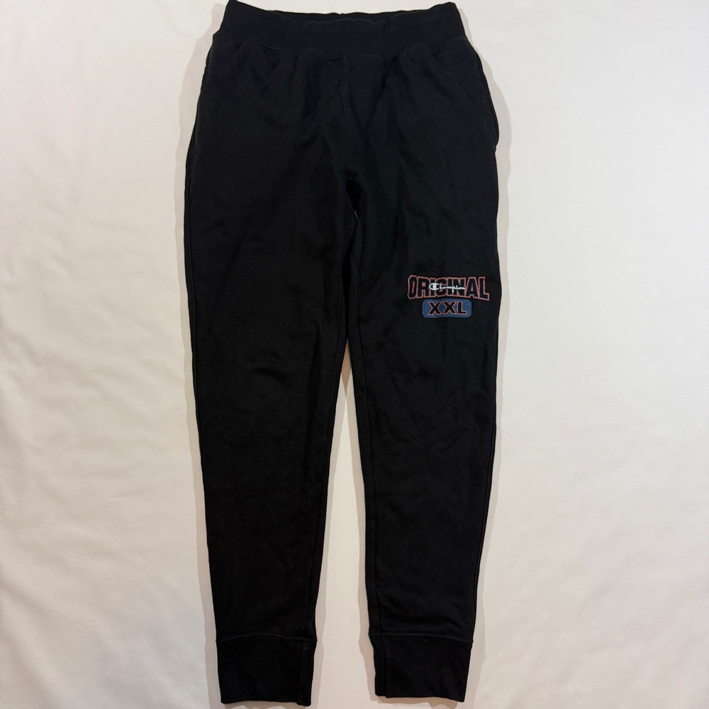 Champion Reverse Weave Joggers Mens Medium Black Original XXL Graphic GF01